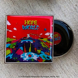 Hope World Vinyl Sliding Mixtape Pin