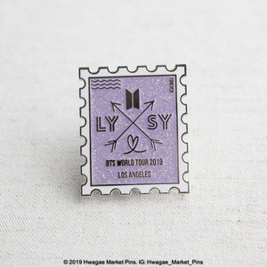 Speak Yourself World Tour Forever Stamp Pin: LA - GLITTER