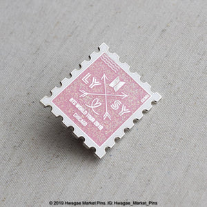 Speak Yourself World Tour Forever Stamp Pin: Chicago - GLITTER