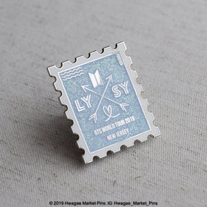 Speak Yourself World Tour Forever Stamp Pin: New Jersey - GLITTER