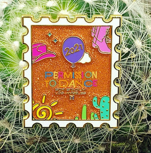 Permission to Dance Forever Stamp Pin: LA