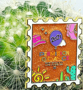 Permission to Dance Forever Stamp Pin: LA