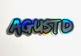 AGUST D Holo Vinyl Sticker